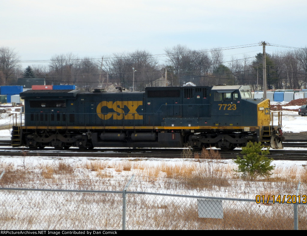 CSX 7723 Arrives @ Rigby